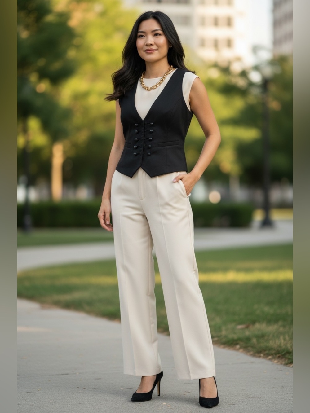 Women’s INC‎ black vest